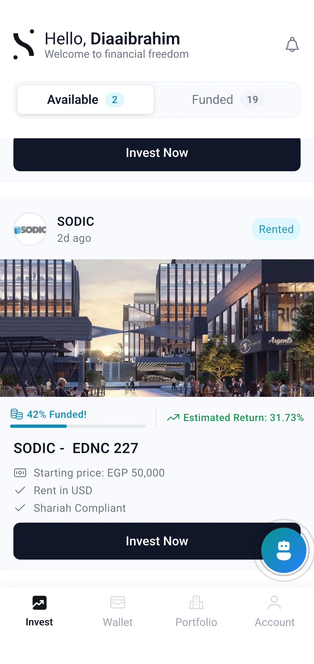 SAFE Investments app — invest in minutes
